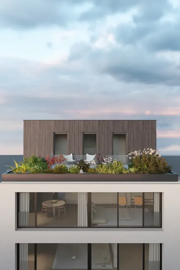 Render van de architectuur